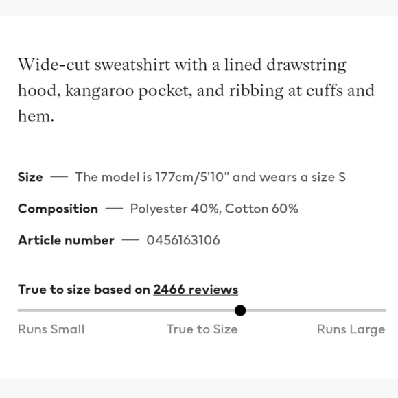 🆕️NWT H&M Hoodie in 'Dark Taupe', Size XL - Picture 8 of 16